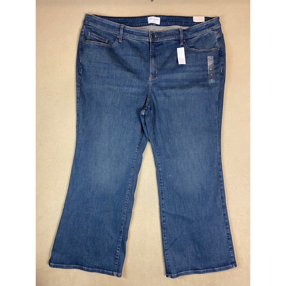 Lane Bryant Signature Fit Boot Mid-Rise‎ Blue Jeans Womens Size 28 Denim Pants